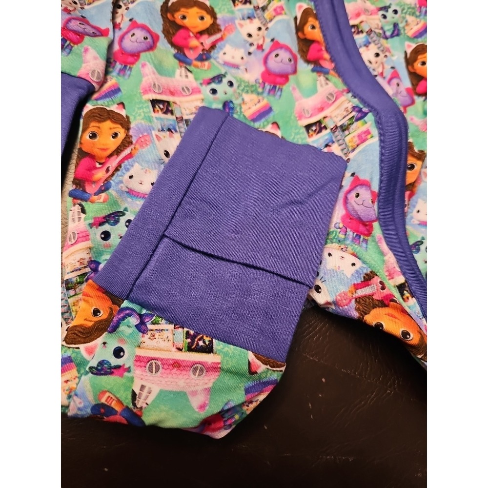 Gabbys Dollhouse Purple Bamboo  Zippy Double Zipper 0 TO 3 Months - Picture 3 of 4